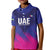 Custom UAE Cricket Kid Polo Shirt Go Champions United Arab Emirates Falcon - Wonder Print Shop