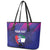 Custom UAE Cricket Leather Tote Bag Go Champions United Arab Emirates Falcon - Wonder Print Shop