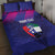 Custom UAE Cricket Quilt Bed Set Go Champions United Arab Emirates Falcon - Wonder Print Shop