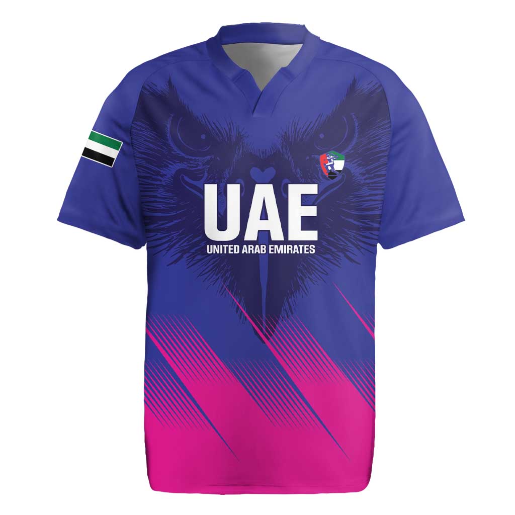 Custom UAE Cricket Rugby Jersey Go Champions United Arab Emirates Falcon