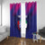 Custom UAE Cricket Window Curtain Go Champions United Arab Emirates Falcon