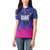 Custom UAE Cricket Women Polo Shirt Go Champions United Arab Emirates Falcon