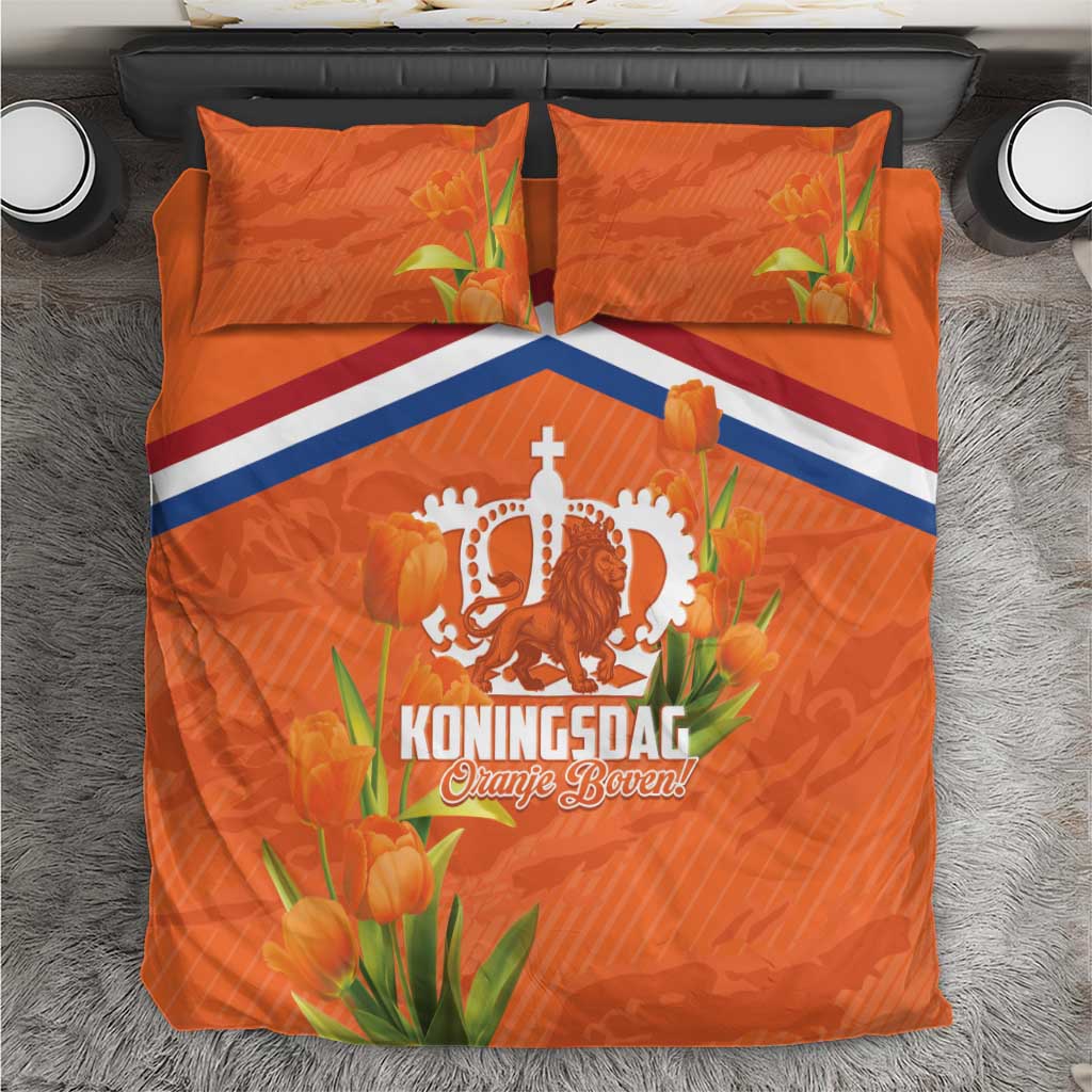 Koningsdag Netherlands King's Day Bedding Set Oranje Boven Holland Tulips