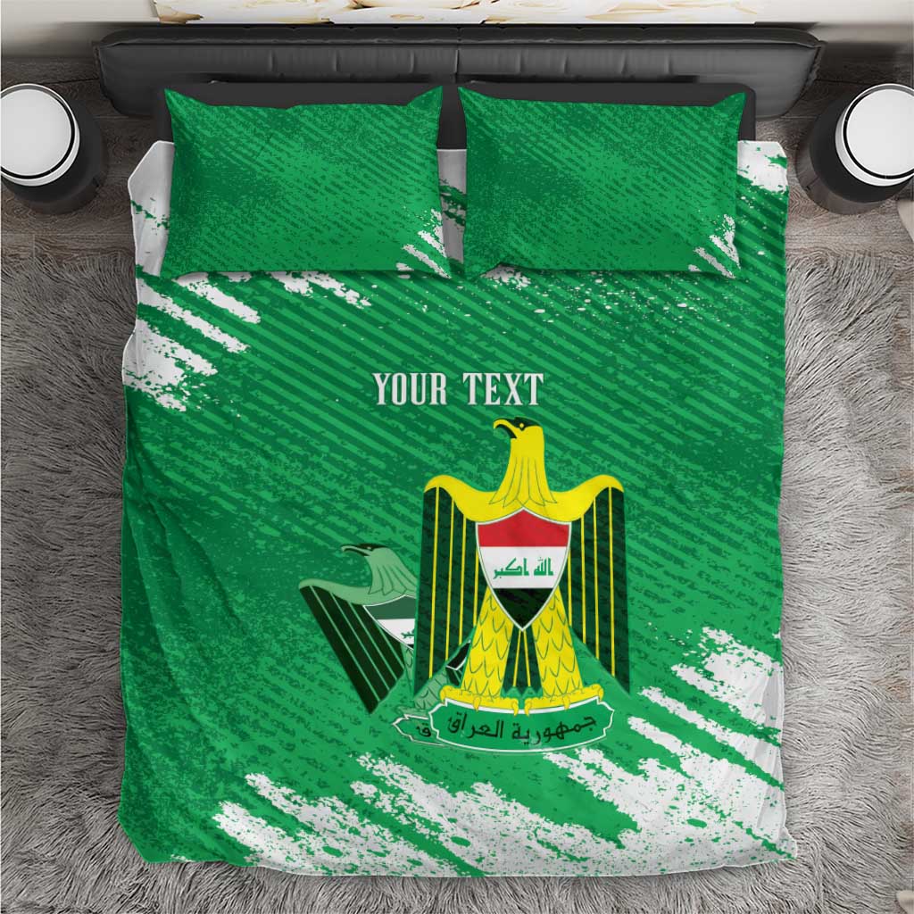 Iraq Football Custom Bedding Set Come On Lions of Mesopotamia