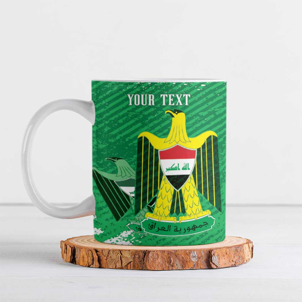 Iraq Football Custom Ceramic Mug Come On Lions of Mesopotamia