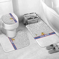 DR Congo Football Custom Bathroom Set Come On Leopards White Color