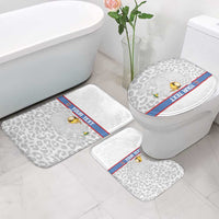 DR Congo Football Custom Bathroom Set Come On Leopards White Color