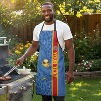 DR Congo Football Custom Apron Come On Leopards Blue Color
