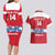 Custom Denmark Hockey Couples Matching Long Sleeve Bodycon Dress and Hawaiian Shirt Go Danish Lions - Wonder Print Shop