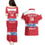 Custom Denmark Hockey Couples Matching Puletasi and Hawaiian Shirt Go Danish Lions - Wonder Print Shop