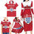 Custom Denmark Hockey Family Matching Long Sleeve Bodycon Dress and Hawaiian Shirt Go Danish Lions - Wonder Print Shop