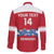 Custom Denmark Hockey Family Matching Long Sleeve Bodycon Dress and Hawaiian Shirt Go Danish Lions - Wonder Print Shop