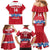 Custom Denmark Hockey Family Matching Mermaid Dress and Hawaiian Shirt Go Danish Lions - Wonder Print Shop