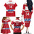 Custom Denmark Hockey Family Matching Off The Shoulder Long Sleeve Dress and Hawaiian Shirt Go Danish Lions - Wonder Print Shop