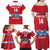 Custom Denmark Hockey Family Matching Off Shoulder Maxi Dress and Hawaiian Shirt Go Danish Lions - Wonder Print Shop