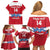 Custom Denmark Hockey Family Matching Off Shoulder Short Dress and Hawaiian Shirt Go Danish Lions - Wonder Print Shop