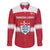 Custom Denmark Hockey Family Matching Puletasi and Hawaiian Shirt Go Danish Lions - Wonder Print Shop