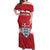 Custom Denmark Hockey Off Shoulder Maxi Dress Go Danish Lions - Wonder Print Shop