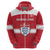 Custom Denmark Hockey Zip Hoodie Go Danish Lions