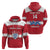 Custom Denmark Hockey Zip Hoodie Go Danish Lions