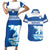 Custom Norway Hockey Couples Matching Short Sleeve Bodycon Dress and Hawaiian Shirt Go Norge Polar - Wonder Print Shop