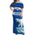 Custom Norway Hockey Off Shoulder Maxi Dress Go Norge Polar - Wonder Print Shop