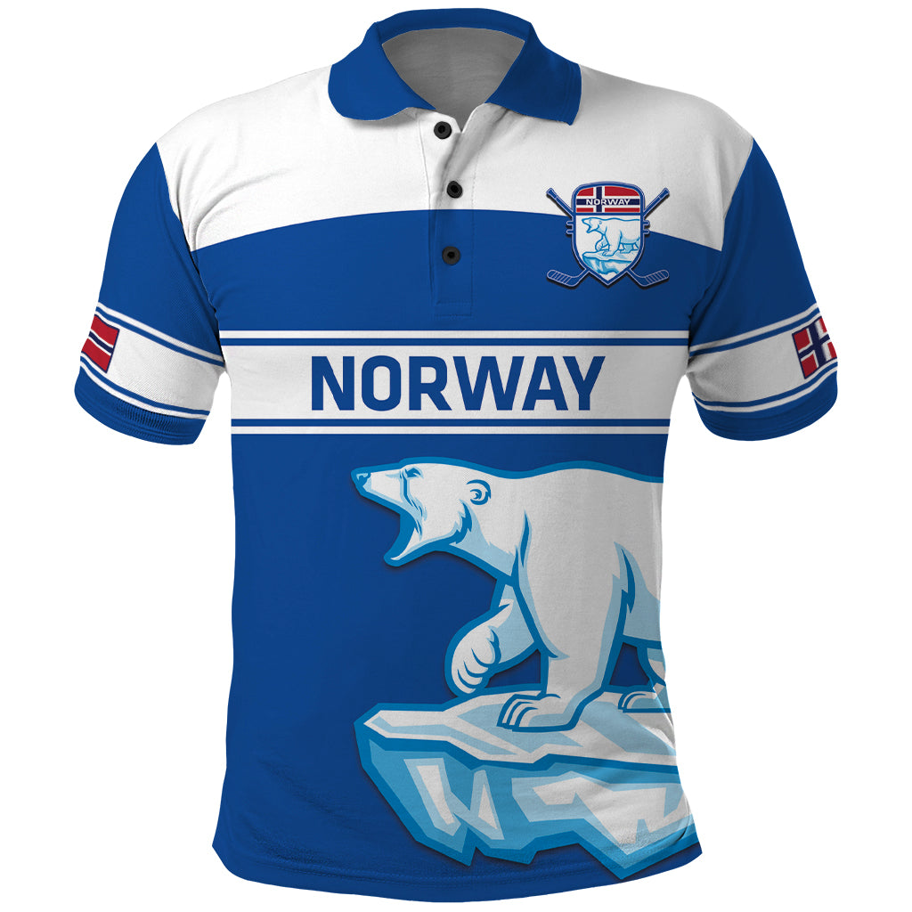 Custom Norway Hockey Polo Shirt Go Norge Polar