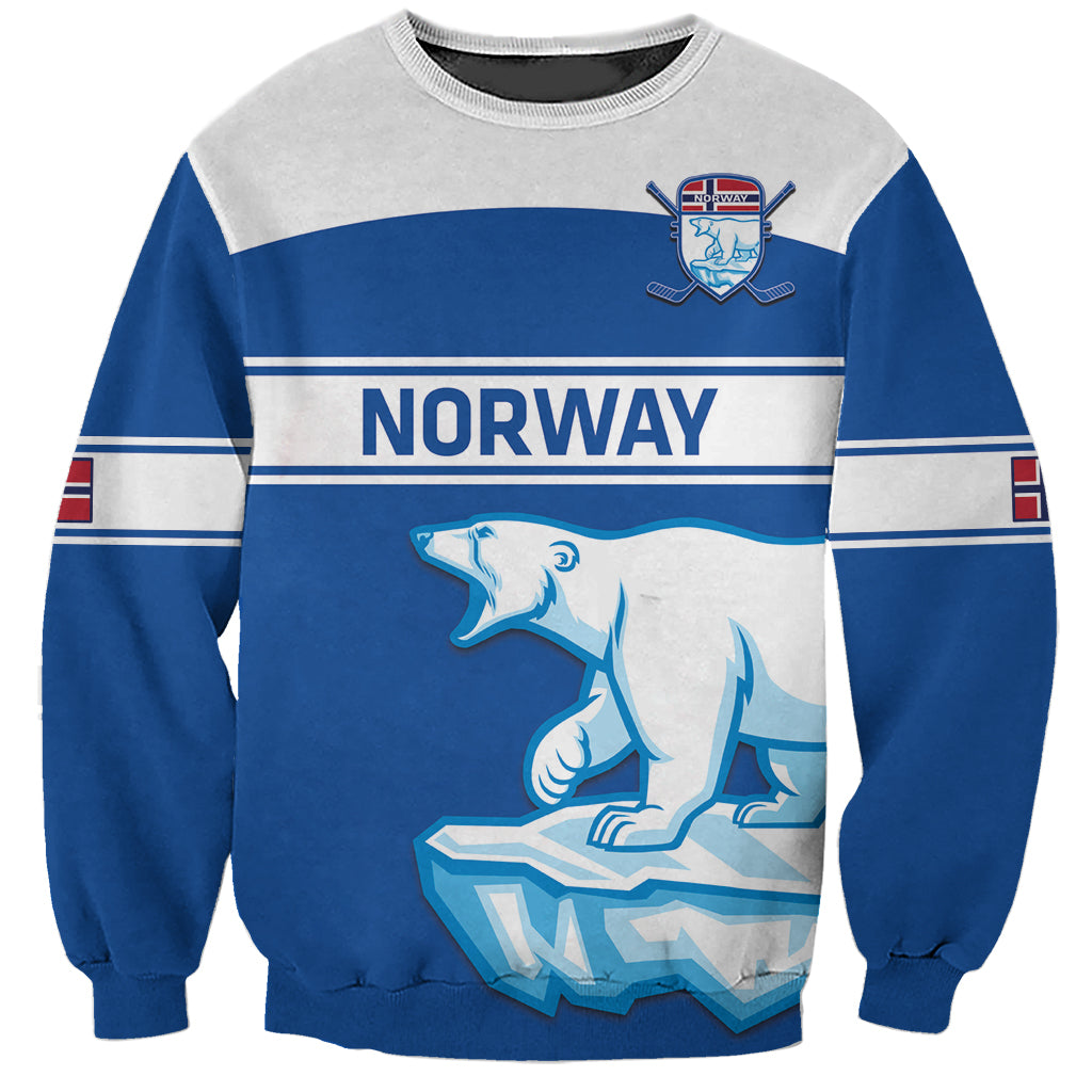 Custom Norway Hockey Sweatshirt Go Norge Polar