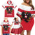 Custom Austria Hockey Family Matching Off Shoulder Short Dress and Hawaiian Shirt Go Osterreich Eagles - Wonder Print Shop