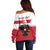 Custom Austria Hockey Off Shoulder Sweater Go Osterreich Eagles - Wonder Print Shop