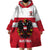 Custom Austria Hockey Wearable Blanket Hoodie Go Osterreich Eagles - Wonder Print Shop