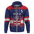 Custom Great Britain Hockey Zip Hoodie Go GB Team - Wonder Print Shop