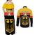 Custom Germany Hockey Couples Matching Off Shoulder Maxi Dress and Long Sleeve Button Shirt Go German Bearers of the Eagle - Wonder Print Shop