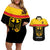 Custom Germany Hockey Couples Matching Off Shoulder Short Dress and Hawaiian Shirt Go German Bearers of the Eagle - Wonder Print Shop