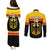 Custom Germany Hockey Couples Matching Puletasi and Long Sleeve Button Shirt Go German Bearers of the Eagle - Wonder Print Shop