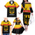 Custom Germany Hockey Family Matching Off The Shoulder Long Sleeve Dress and Hawaiian Shirt Go German Bearers of the Eagle - Wonder Print Shop