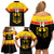 Custom Germany Hockey Family Matching Off Shoulder Short Dress and Hawaiian Shirt Go German Bearers of the Eagle - Wonder Print Shop