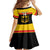 Custom Germany Hockey Kid Short Sleeve Dress Go German Bearers of the Eagle - Wonder Print Shop