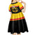 Custom Germany Hockey Kid Short Sleeve Dress Go German Bearers of the Eagle - Wonder Print Shop