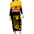 Custom Germany Hockey Long Sleeve Bodycon Dress Go German Bearers of the Eagle - Wonder Print Shop