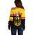 Custom Germany Hockey Off Shoulder Sweater Go German Bearers of the Eagle - Wonder Print Shop