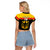 Custom Germany Hockey Raglan Cropped T Shirt Go German Bearers of the Eagle