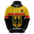 Custom Germany Hockey Zip Hoodie Go German Bearers of the Eagle