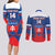 Custom Slovakia Hockey Couples Matching Long Sleeve Bodycon Dress and Long Sleeve Button Shirt Go Slovak Our Boys - Wonder Print Shop