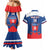 Custom Slovakia Hockey Couples Matching Mermaid Dress and Hawaiian Shirt Go Slovak Our Boys - Wonder Print Shop