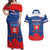 Custom Slovakia Hockey Couples Matching Off Shoulder Maxi Dress and Hawaiian Shirt Go Slovak Our Boys - Wonder Print Shop