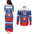 Custom Slovakia Hockey Couples Matching Puletasi and Long Sleeve Button Shirt Go Slovak Our Boys - Wonder Print Shop