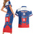 Custom Slovakia Hockey Couples Matching Short Sleeve Bodycon Dress and Hawaiian Shirt Go Slovak Our Boys - Wonder Print Shop