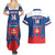 Custom Slovakia Hockey Couples Matching Summer Maxi Dress and Hawaiian Shirt Go Slovak Our Boys - Wonder Print Shop