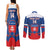 Custom Slovakia Hockey Couples Matching Tank Maxi Dress and Long Sleeve Button Shirt Go Slovak Our Boys - Wonder Print Shop